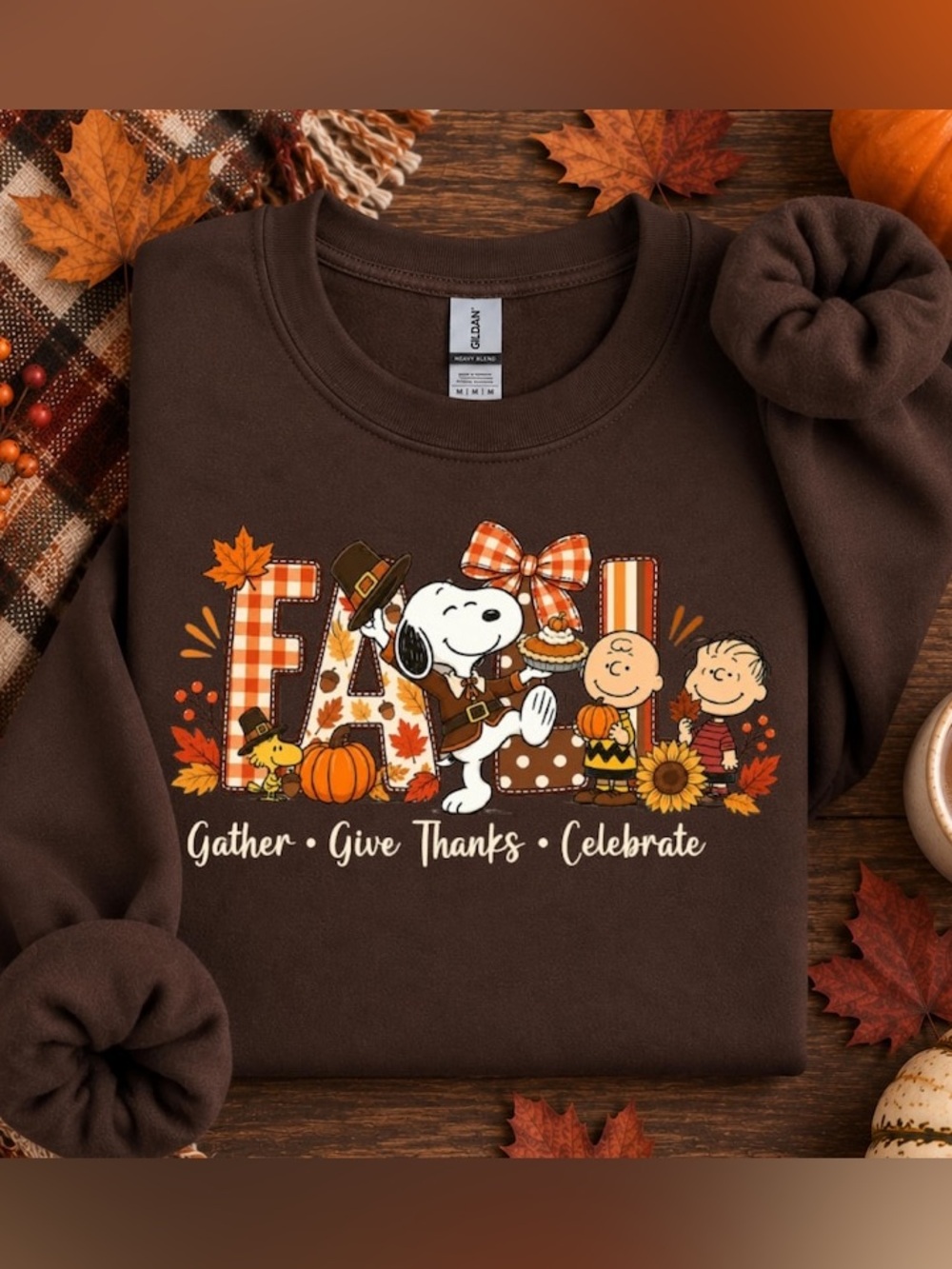 Retro Fall Friends Sweatshirt Cozy Season Thanksgiving Gift